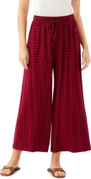 FIFTEEN TWENTY Amanda Stripe Drawstring Ankle Wide Leg Pants