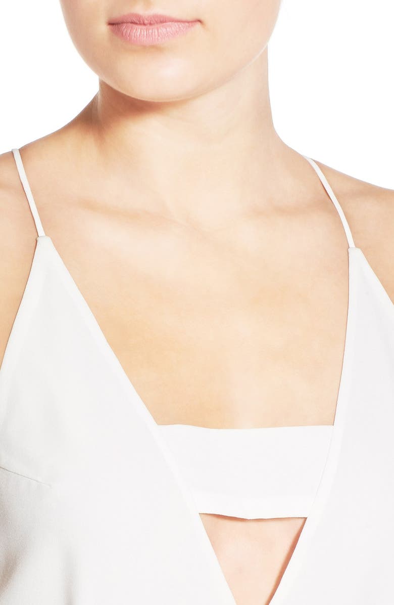 STOREE Banded V-Neck Jumpsuit, Alternate, color,