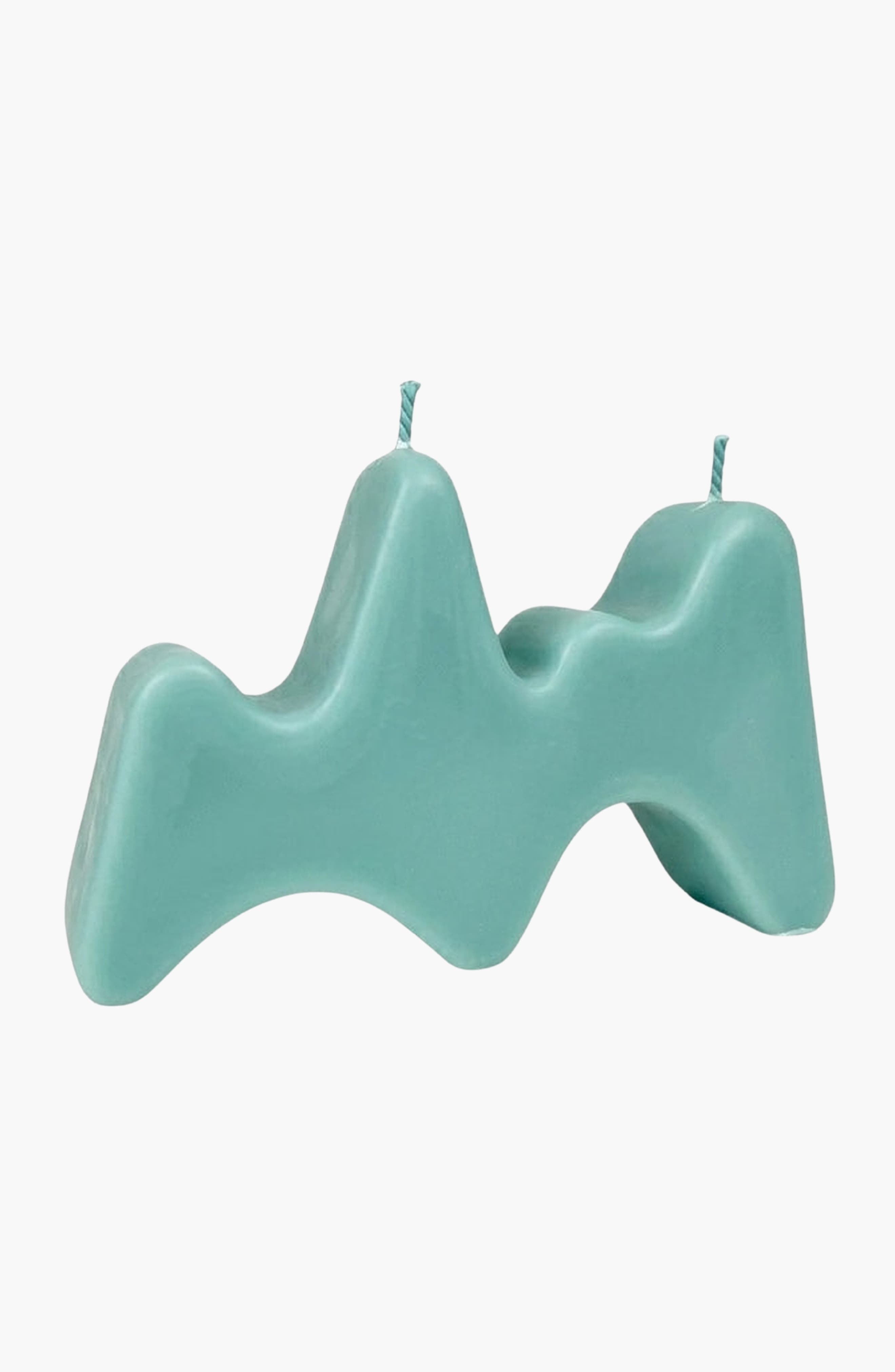 Davie Ocho Candle Co. Davie Ocho Candle Co Wavey Davie Candle In Teal