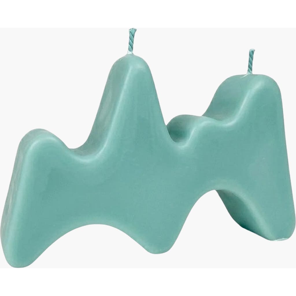 Davie Ocho Candle Co. Davie Ocho Candle Co Wavey Davie Candle In Teal