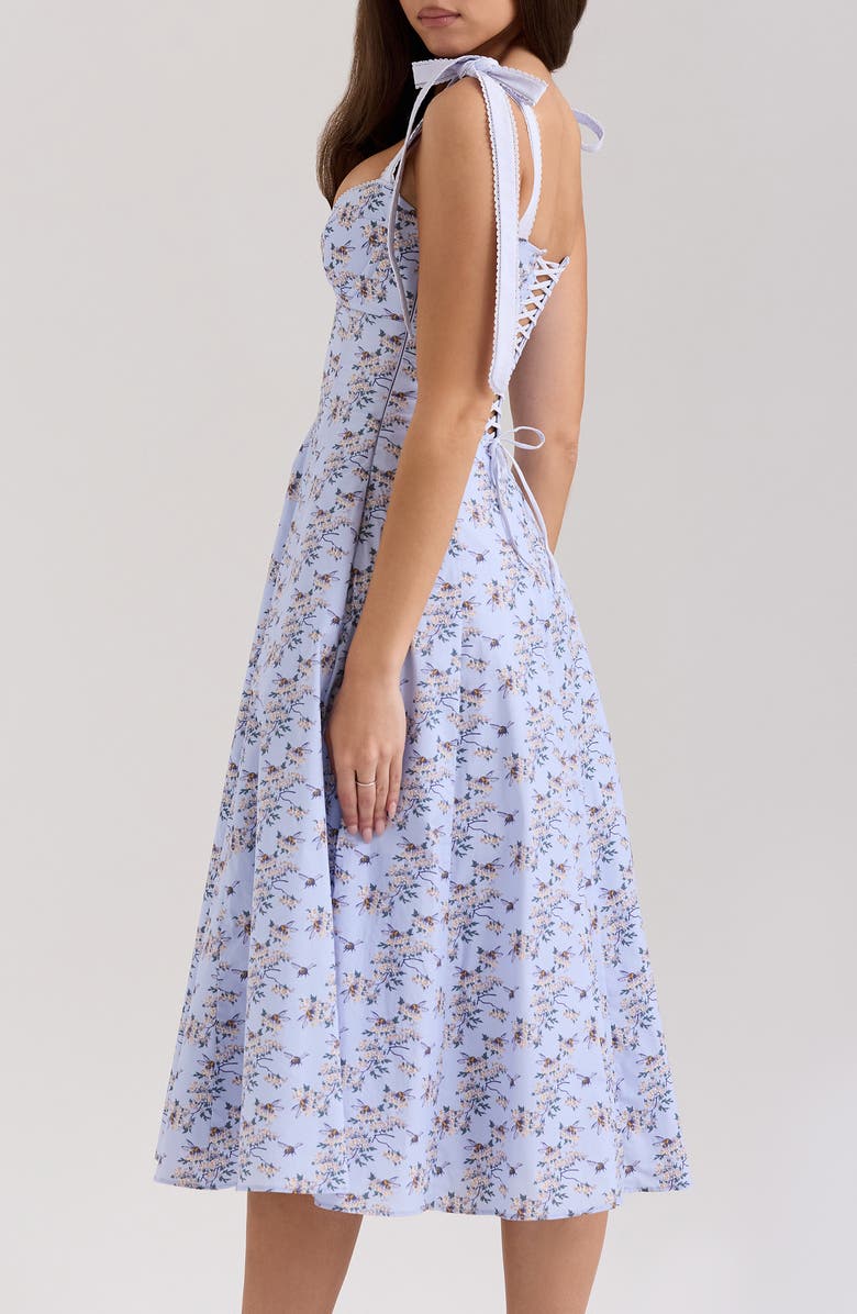 Emely Paneled Dress with Tie Straps