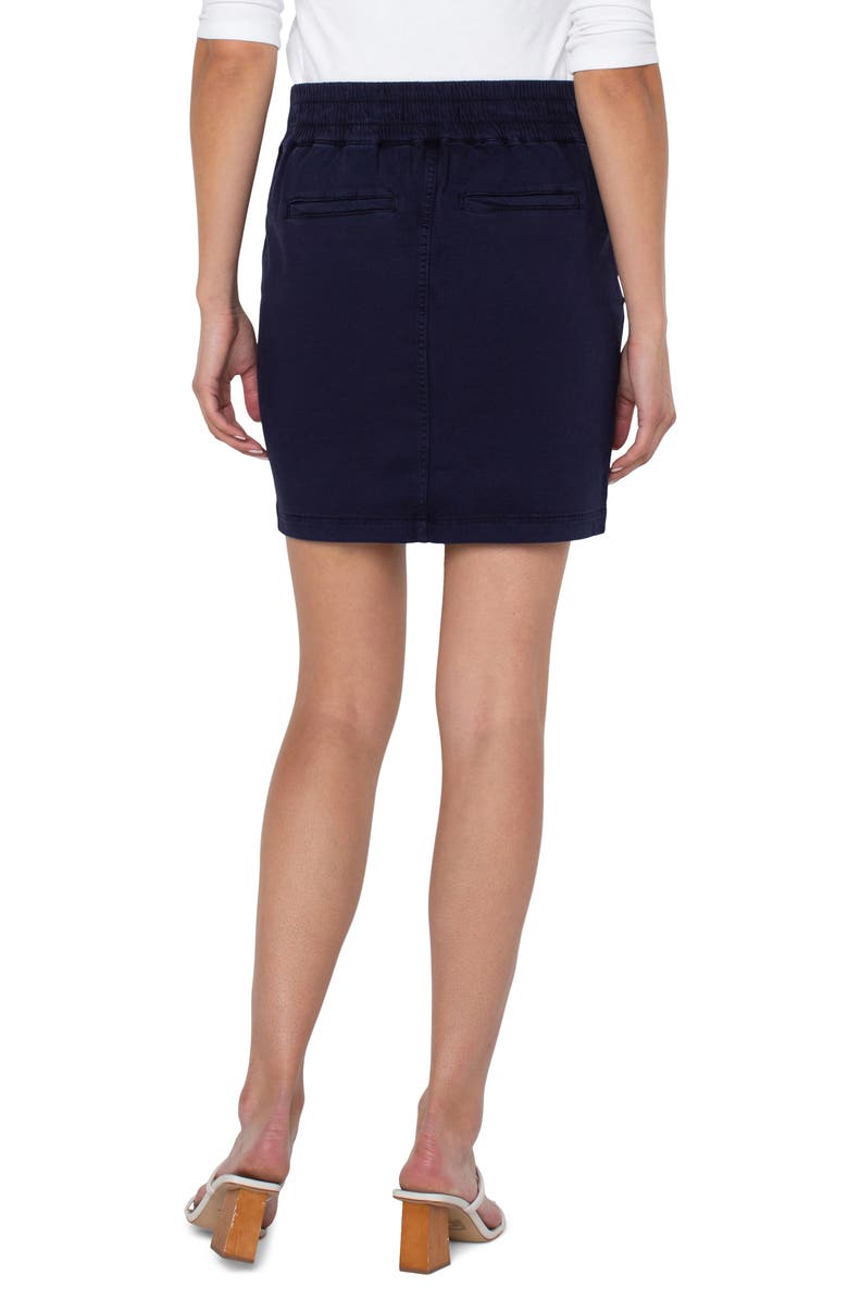 Liverpool Los Angeles Elastic Waist Miniskirt, Alternate, color, 