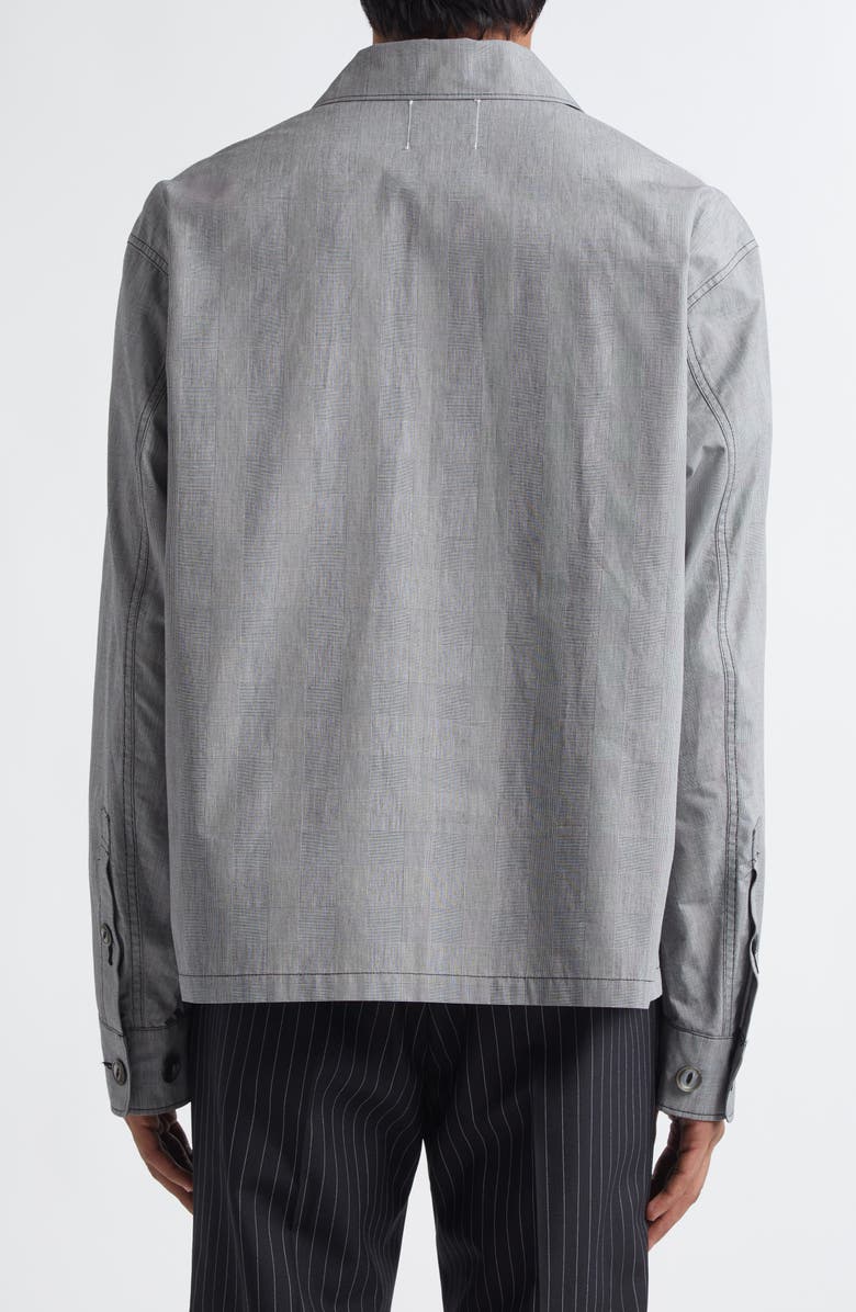 TAKAHIROMIYASHITA TheSoloist. Type 02 Smokey Jacket, Alternate, color, Black X White Glen Check