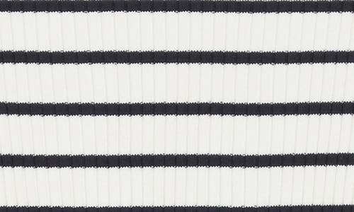 A.l.c A. L.c. Anya Striped Boat Neck Top In White