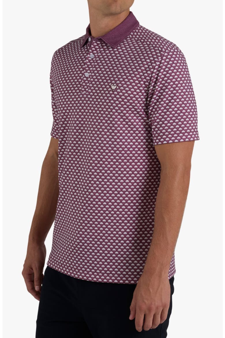 Evolution Performance Piqué Golf Polo, Main, color, LIP OUT - VELVET