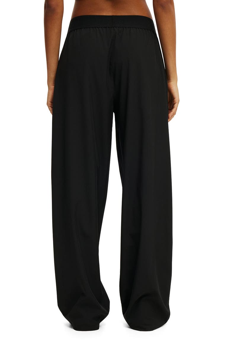 Women's Active Studio Woven Elastic Pant, Alternate, color, Black