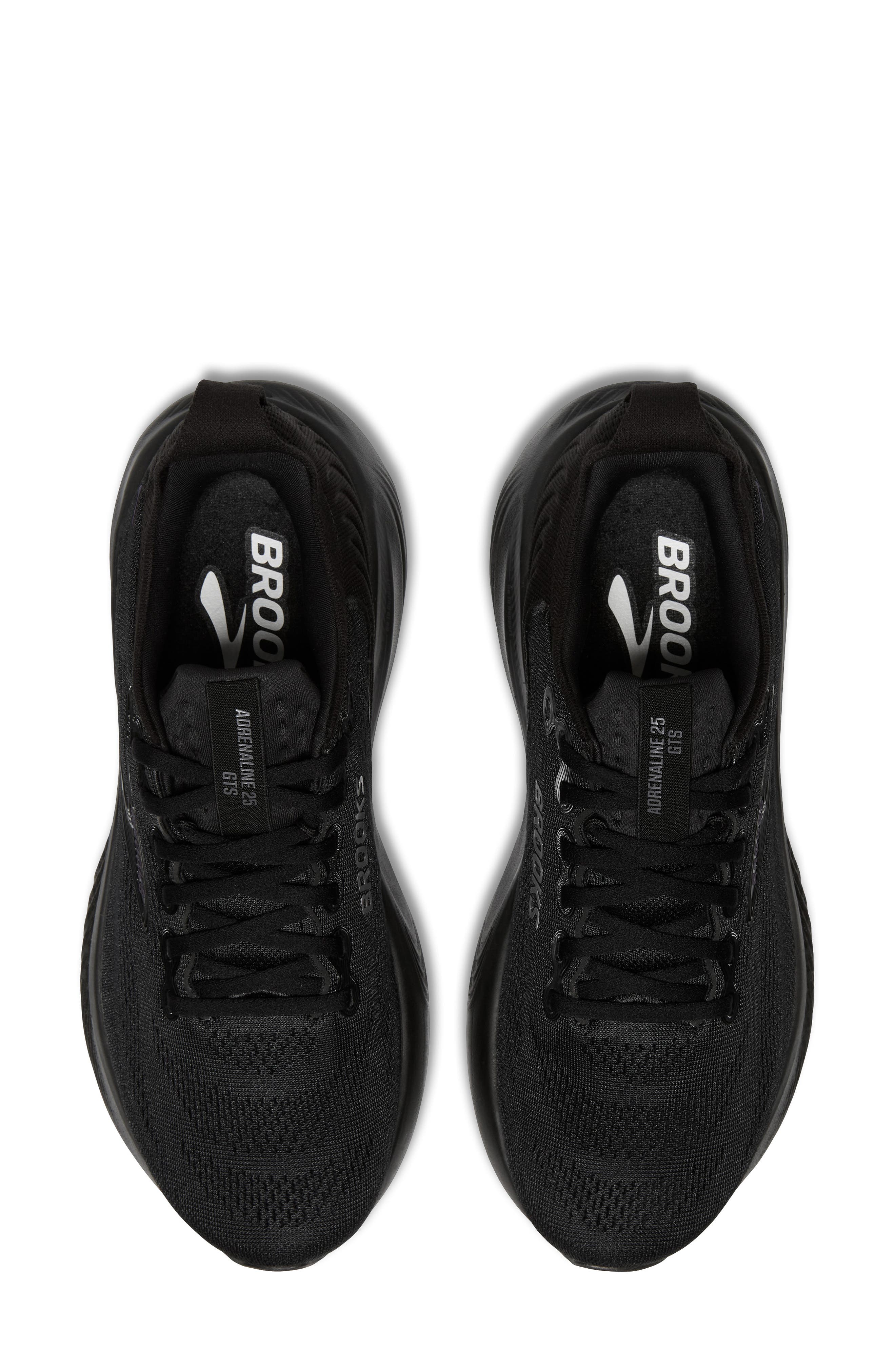 Adrenaline GTS 25 Running Shoe, Alternate, color, BLACK/ BLACK/ EBONY