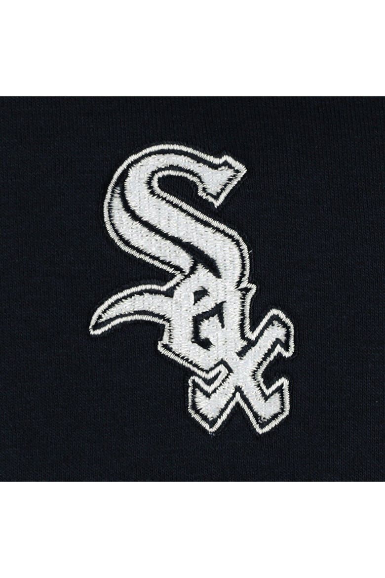 Men's Levelwear Black Chicago White Sox Recruit Full-Zip Short Sleeve Hoodie, Alternate, color, Black