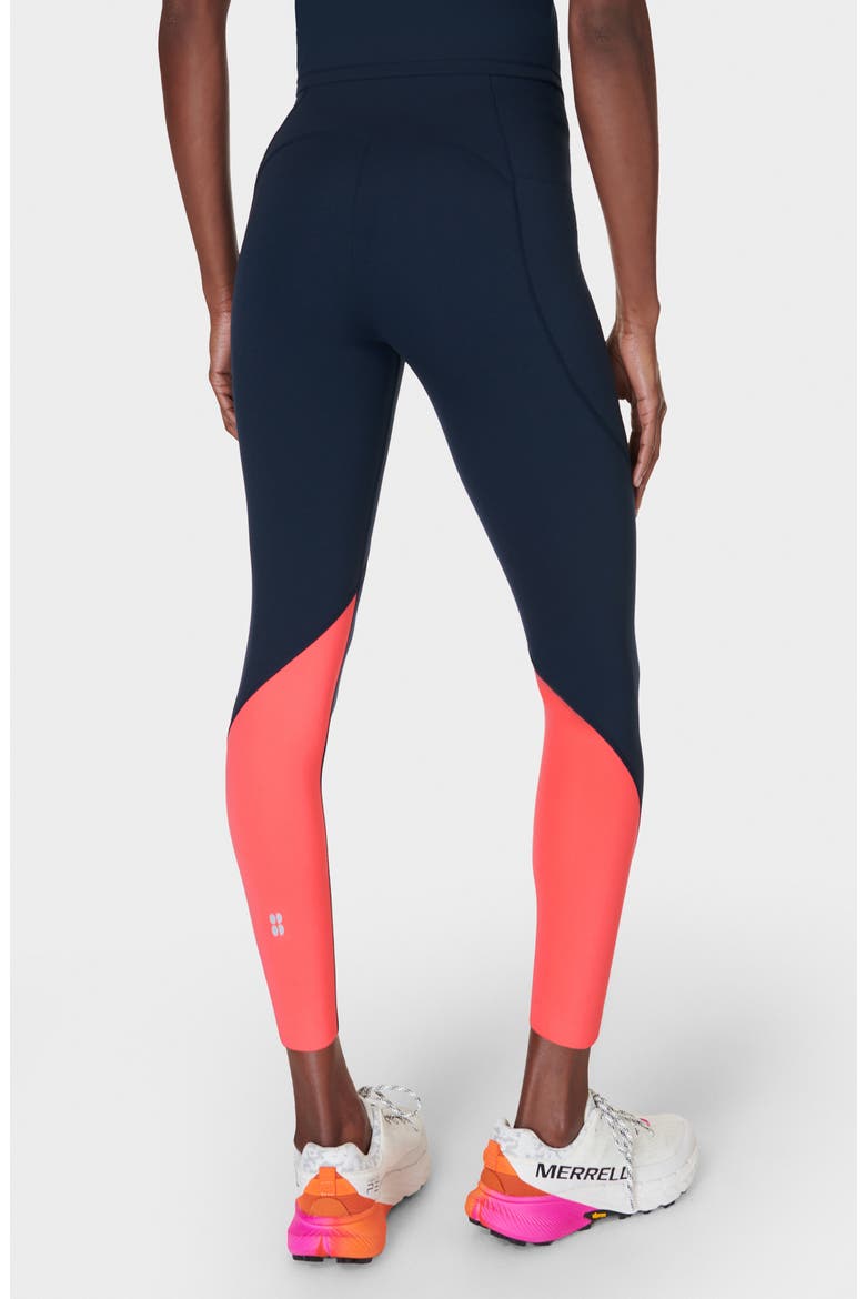 Power Ultrasculpt High Waist Pocket 7/8 Leggings, Alternate, color, CORALPINK