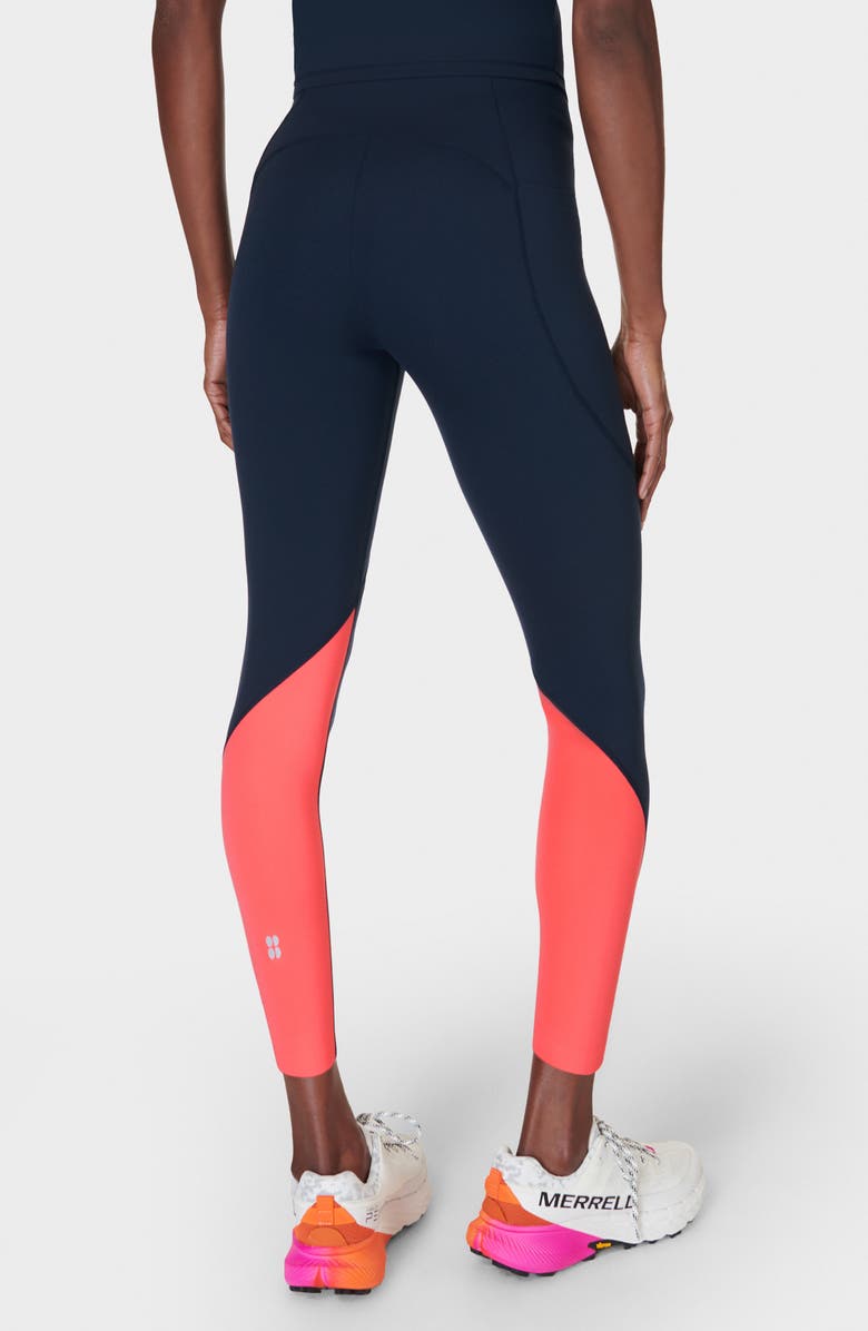 Sweaty Betty Power Ultrasculpt High Waist Pocket 7/8 Leggings, Alternate, color, Coralpink
