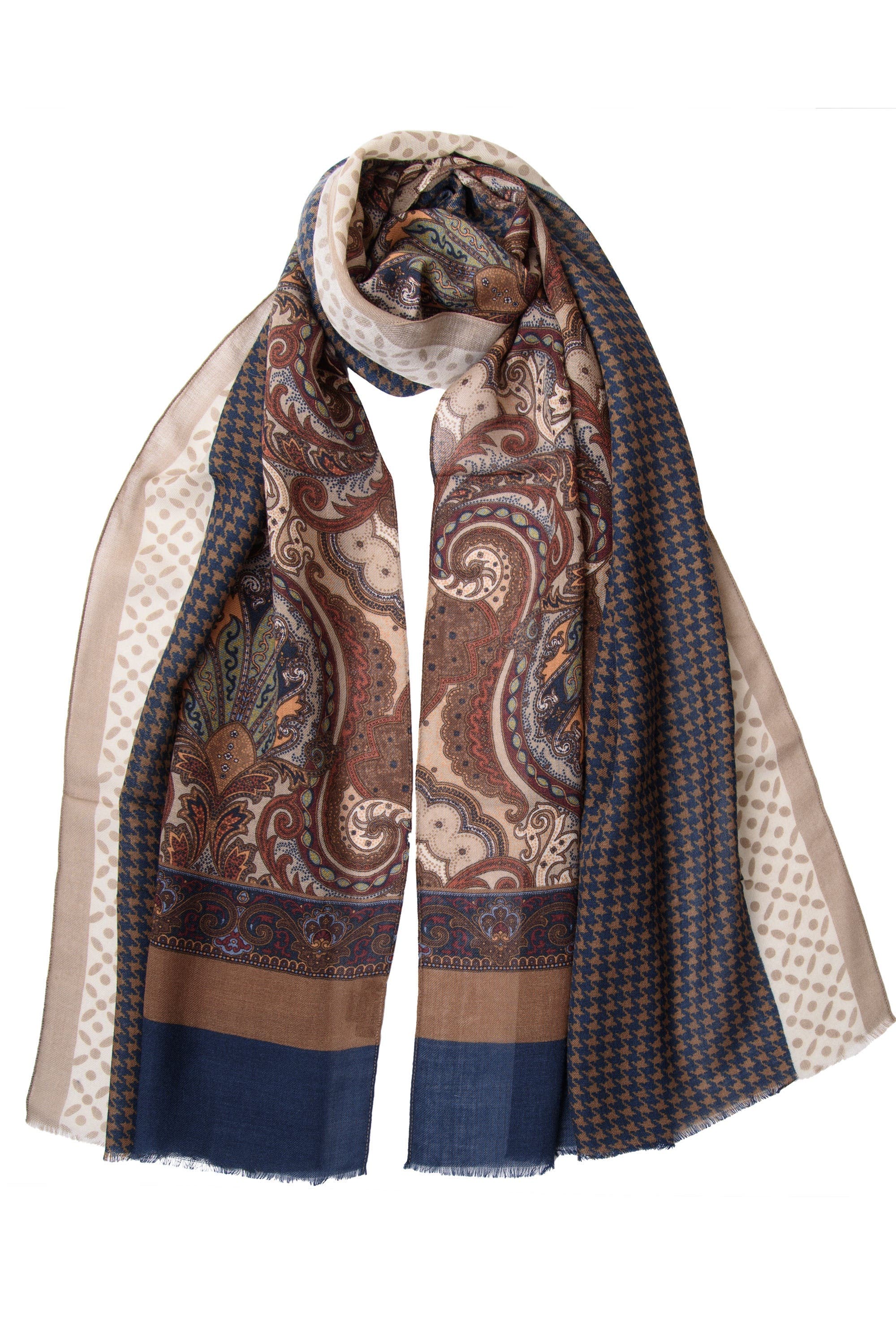 Brown and Blue