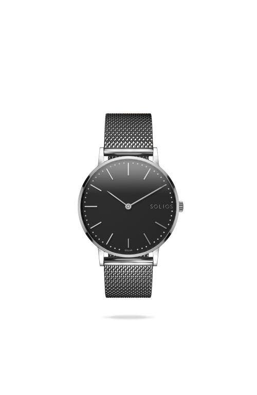 Solios Watches The Solar Classic | Black Dial