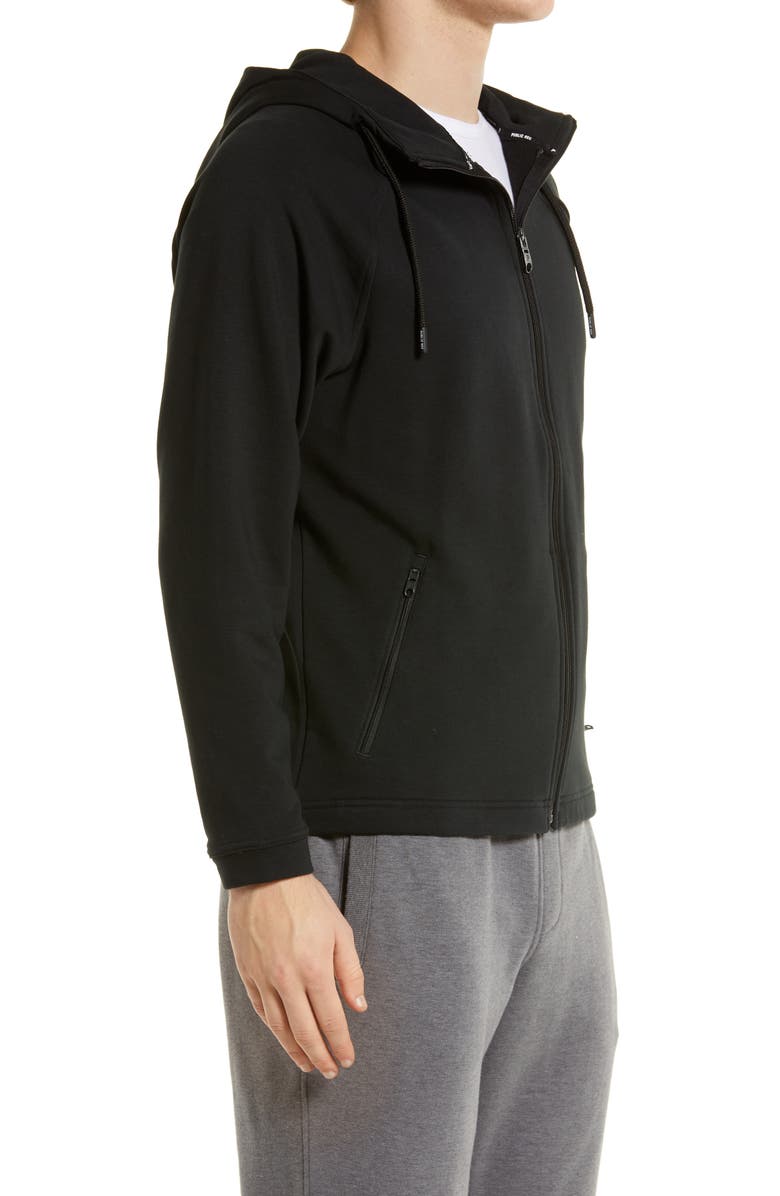 Public Rec Weekend Zip Up Hooded Jacket, Alternate, color, Black