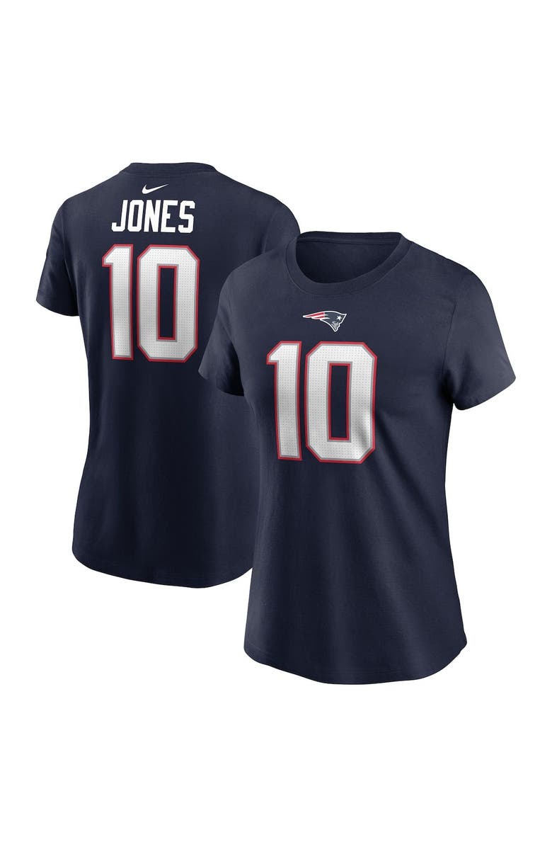 Nike Women's Nike Mac Jones Navy New England Patriots Player Name & Number T-Shirt, Main, color,