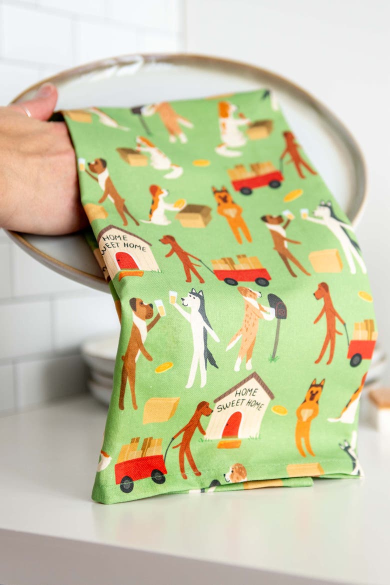Dog & Cat Kitchen Towels, Alternate, color, Home Sweet Home
