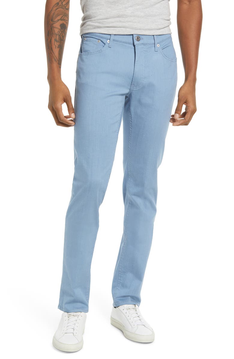 Brax Men's Chuck Slim Fit Five Pocket Pants, Main, color, Smoke Blue