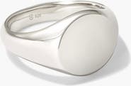 MEJURI Bold Round Signet Ring