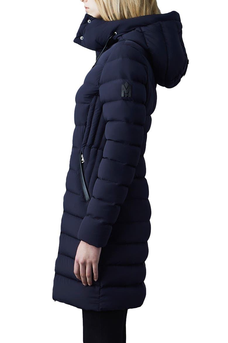Farren Water Repellent Down Coat, Alternate, color, NAVY