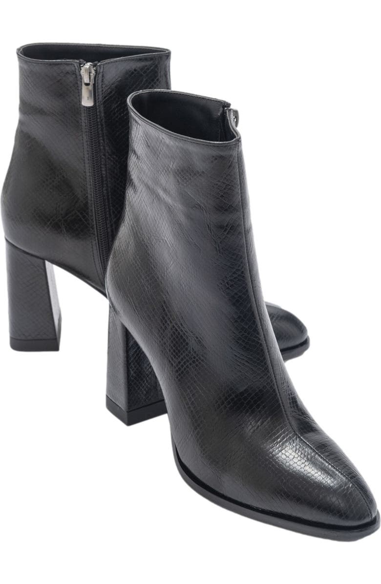 Prologue Shoes Jewel High Heel Boot, Main, color, Black Print Faux Leather