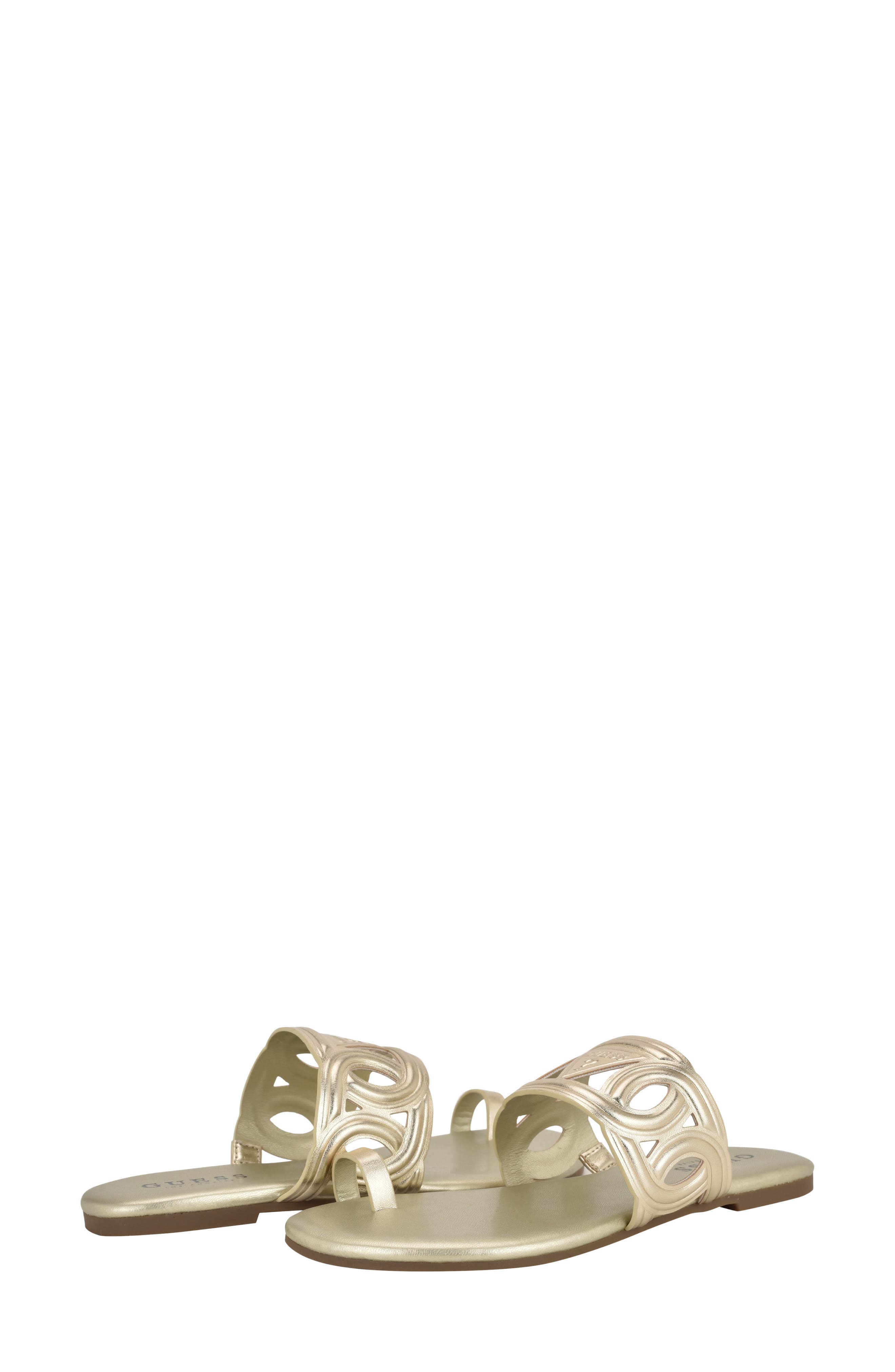 Loons Slide Sandal, Alternate, color, GOLD