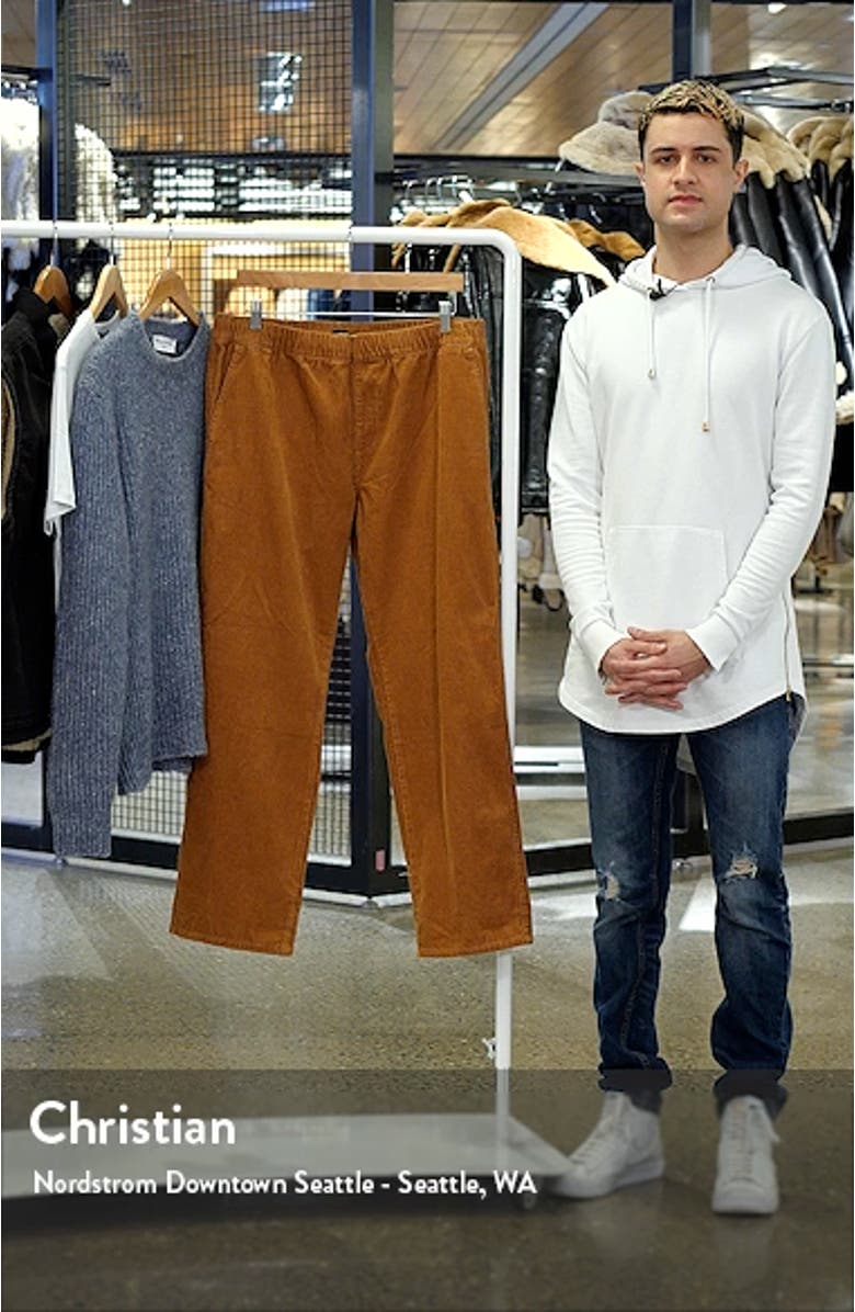 Americana Elastic Waist Corduroy Pants, sales video thumbnail