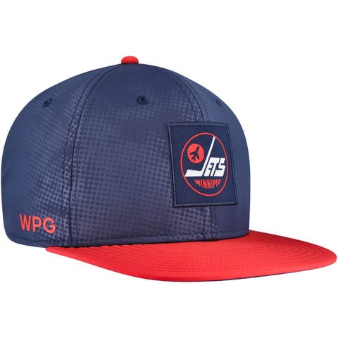 Men's Fanatics Navy/Red Winnipeg Jets Authentic Pro Rink Snapback Hat