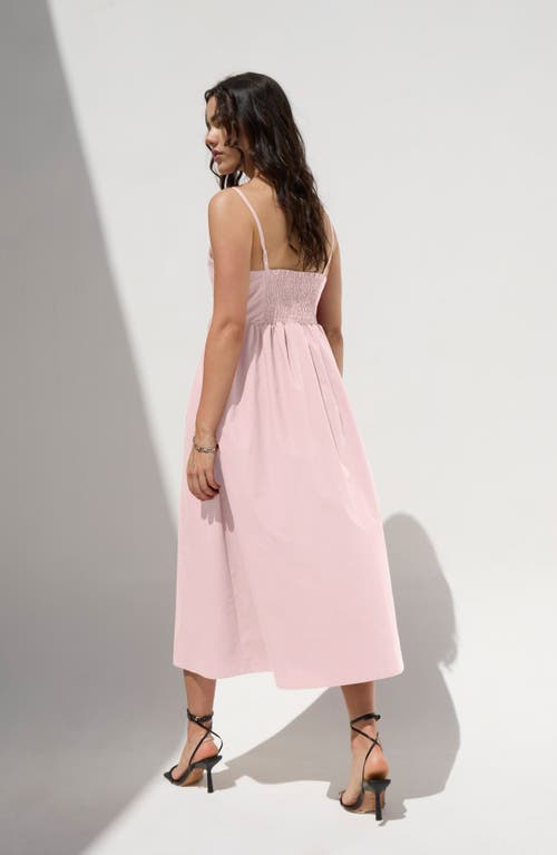 DELUC DELUC PADUA TIE BUST COTTON SUNDRESS
