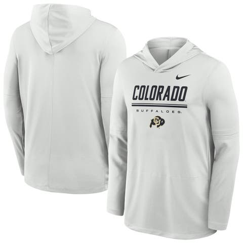 Men's Nike Gray Colorado Buffaloes 2026 Sideline Dri-FIT Lightweight Hooded Top