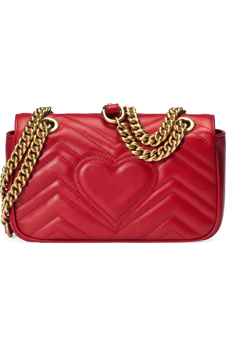Gucci Mini GG 2.0 Matelassé Leather Shoulder Bag, Alternate, color,