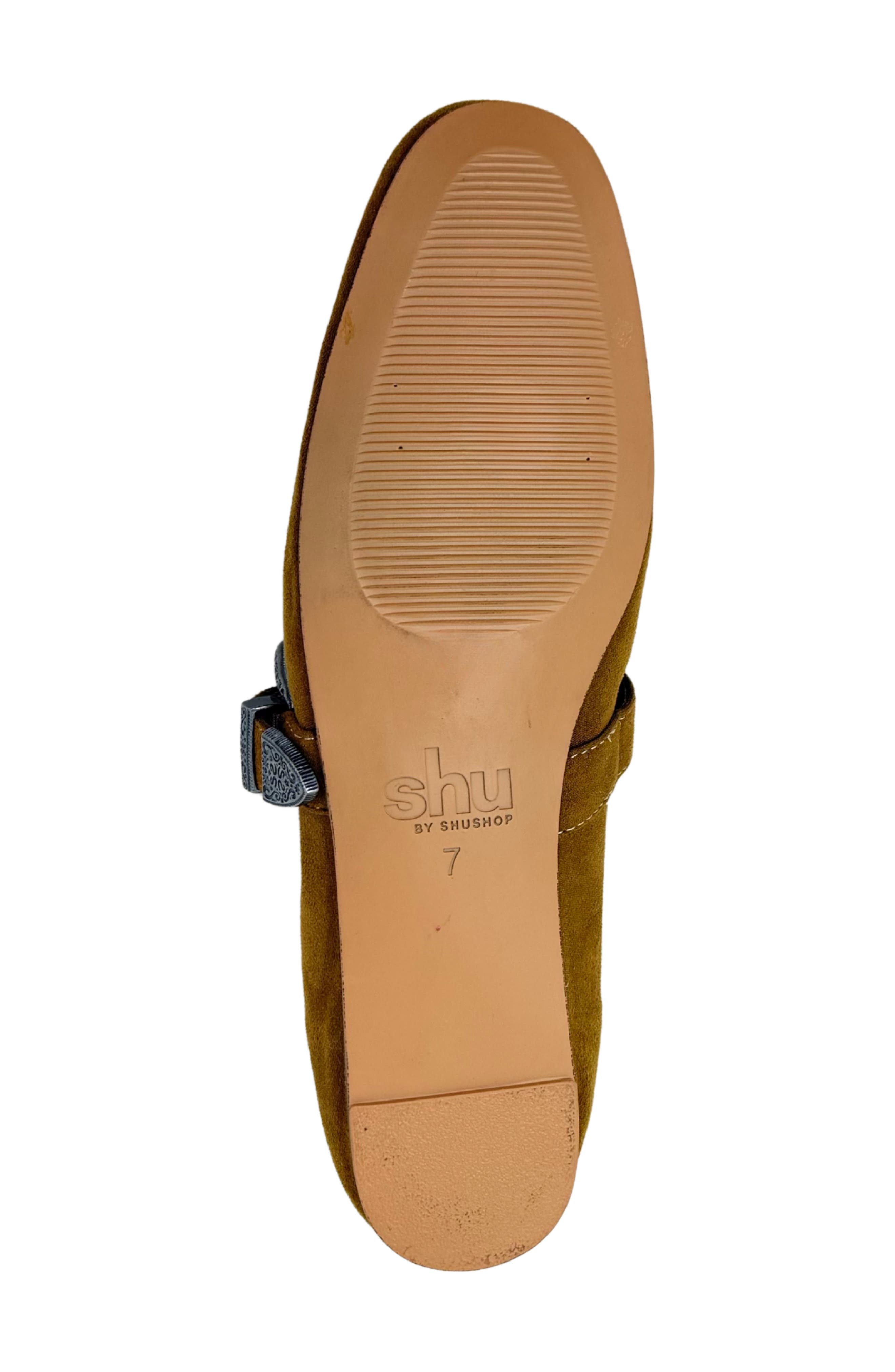 Anastasia Mary Jane Flat, Alternate, color, TAN