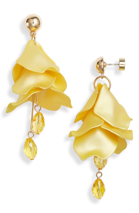 Petal Chandelier Drop Earrings