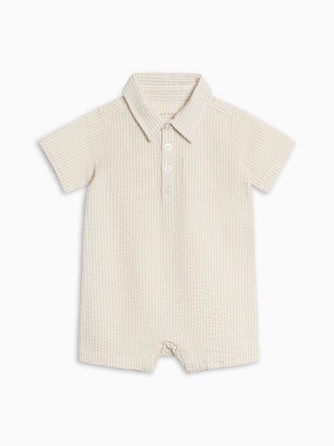 Organic Mato Seesucker Romper (Baby)