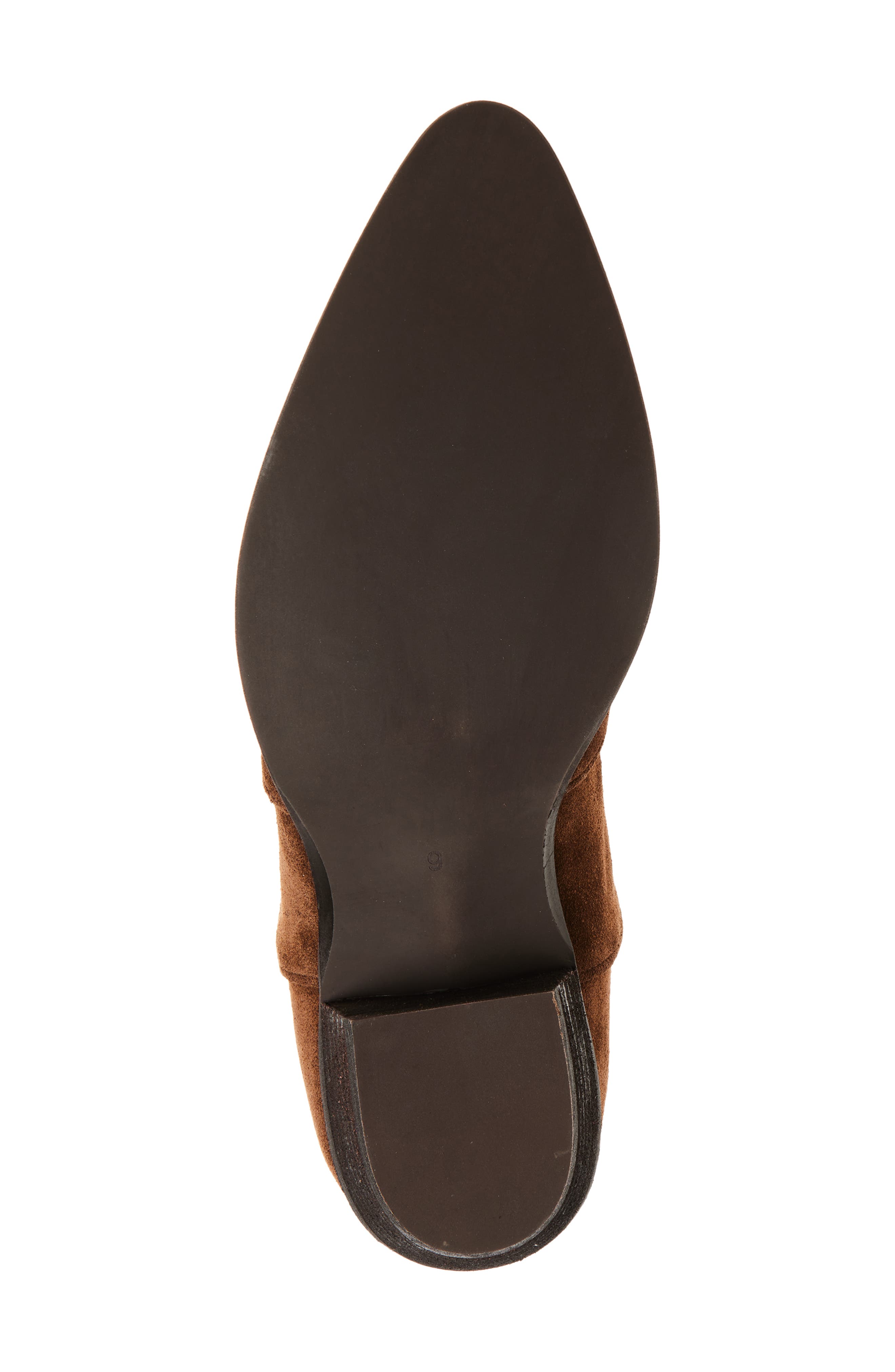 Jeffrey Campbell Busca Suede Pointy Toe Boot, Alternate, color, Brown Suede