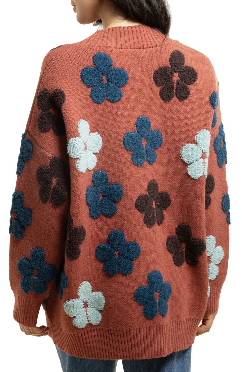 Floral Buttoned Cardigan