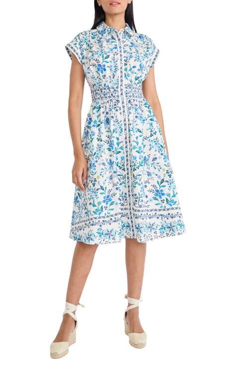 Cap Sleeve Shirtdress