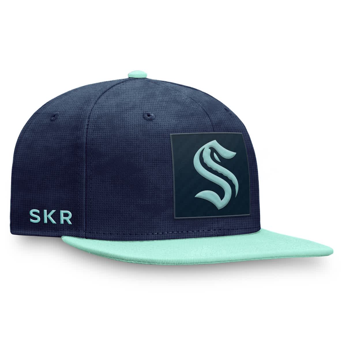 FANATICS Men's Fanatics Deep Sea Blue/Light Blue Seattle Kraken ...