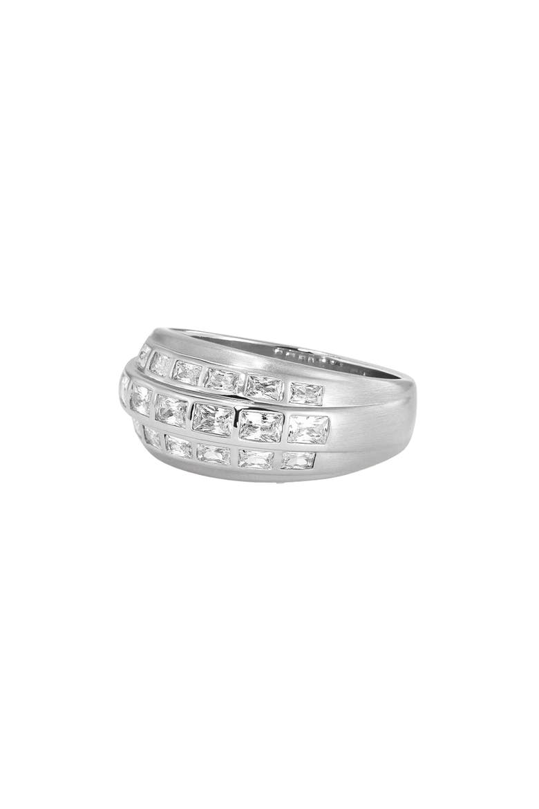 Gia Cubic Zirconia Ring, Alternate, color, WHITE CZ/ SILVER
