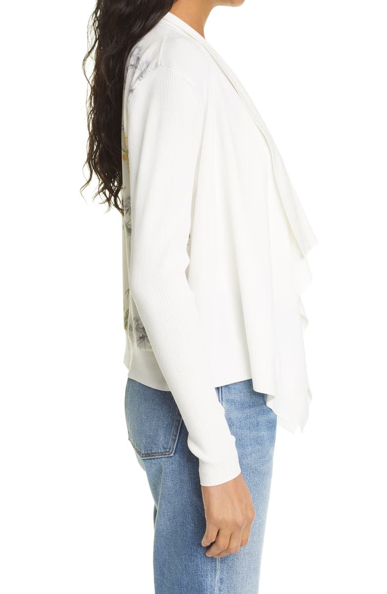 Ted Baker London Skyllar Waterfall Open Cardigan, Alternate, color,