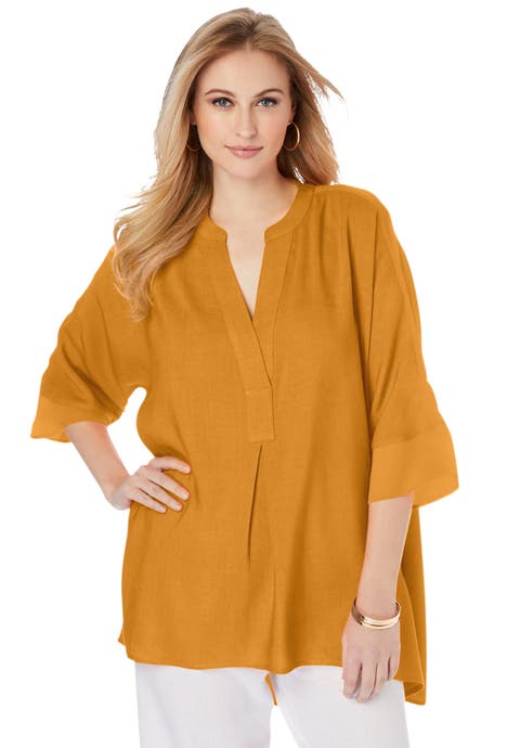 Hi-Low Linen Tunic