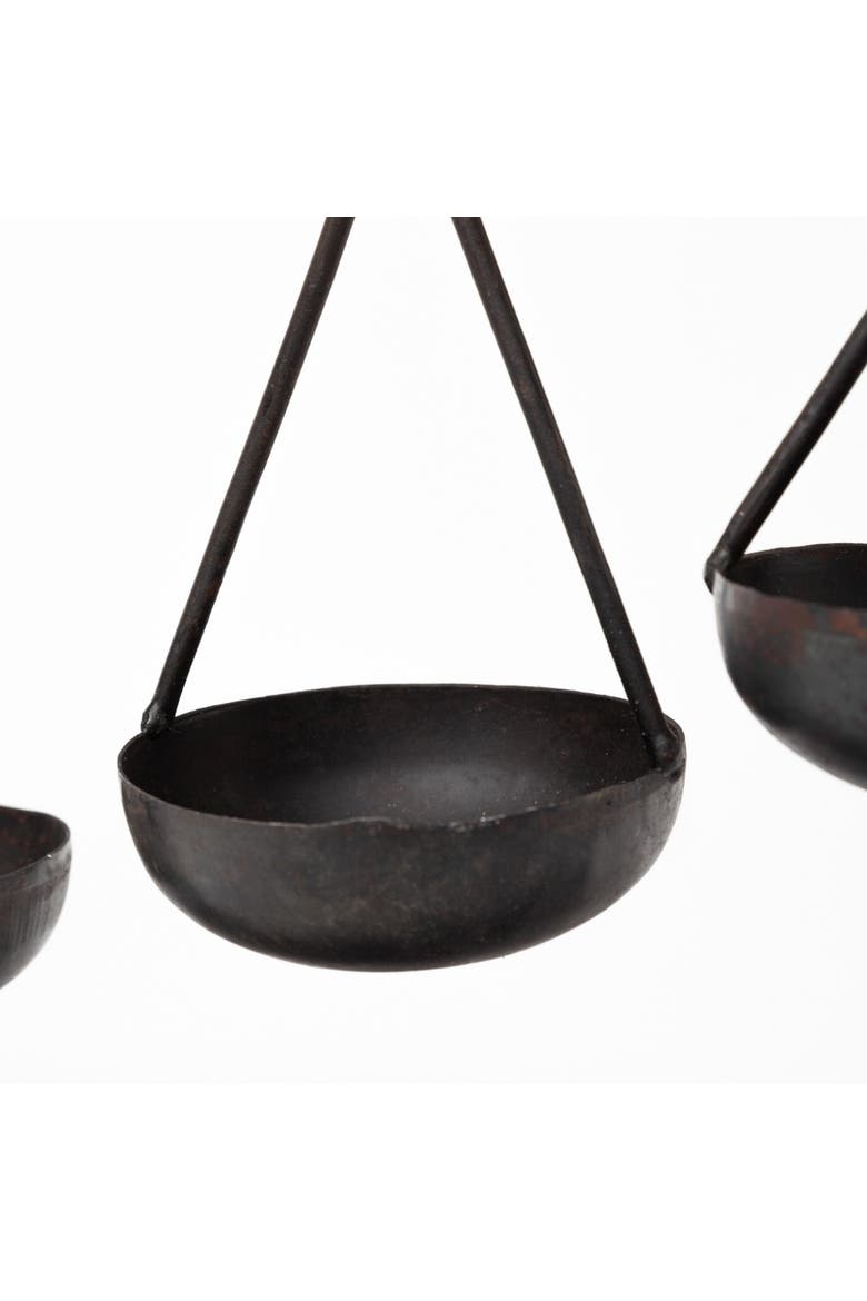 Enos Metal Ancient Spice Market Decorative Display, Alternate, color, Black