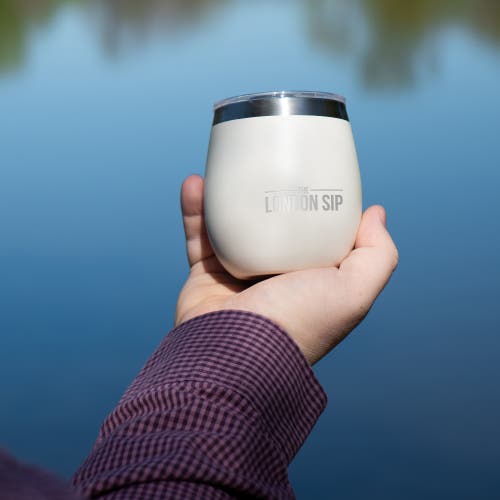 London Sip Yerba Mate Cup Set 8oz In White