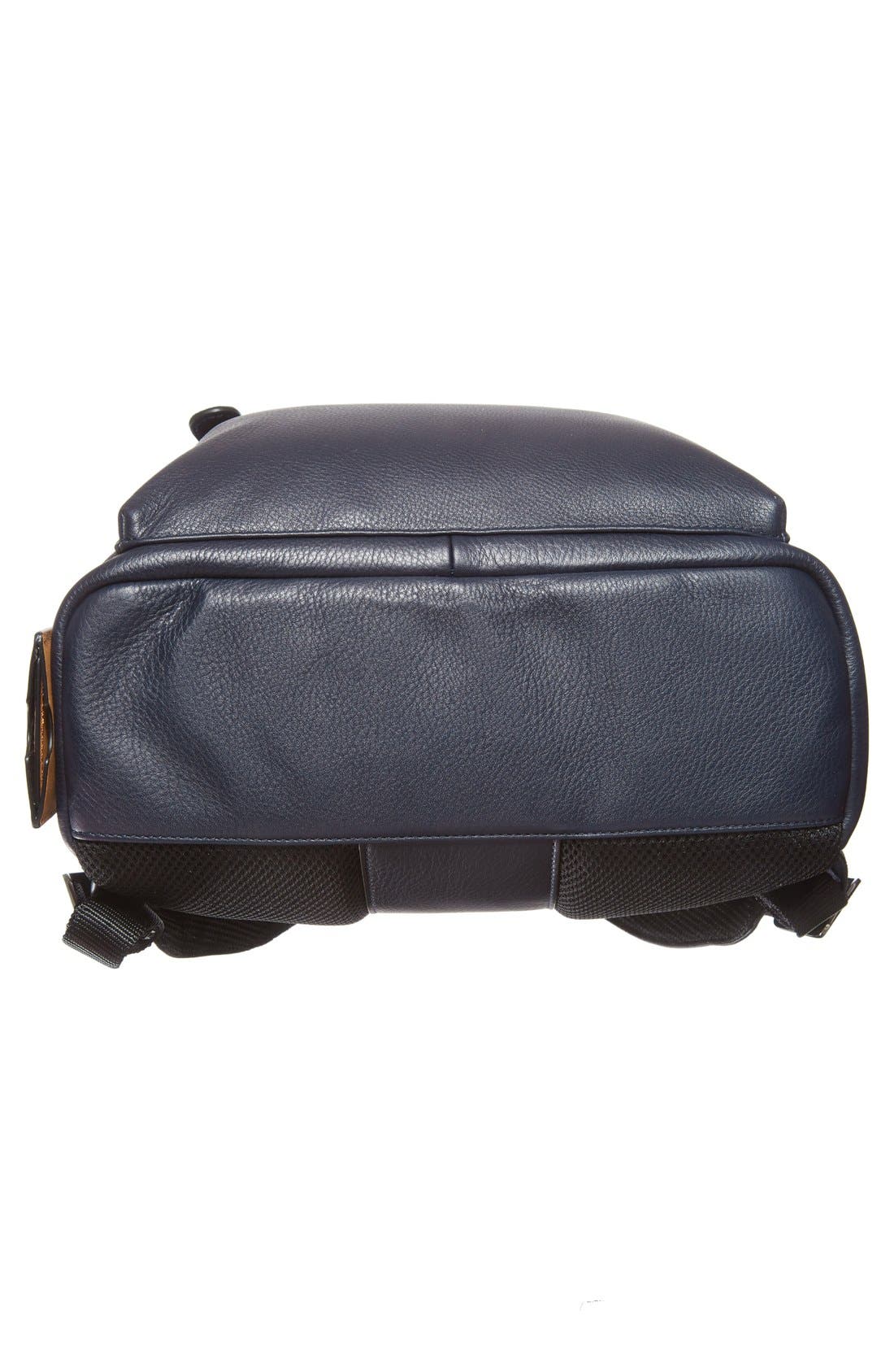 Ted Baker London 'Dollar' Leather Backpack, Alternate, color, 