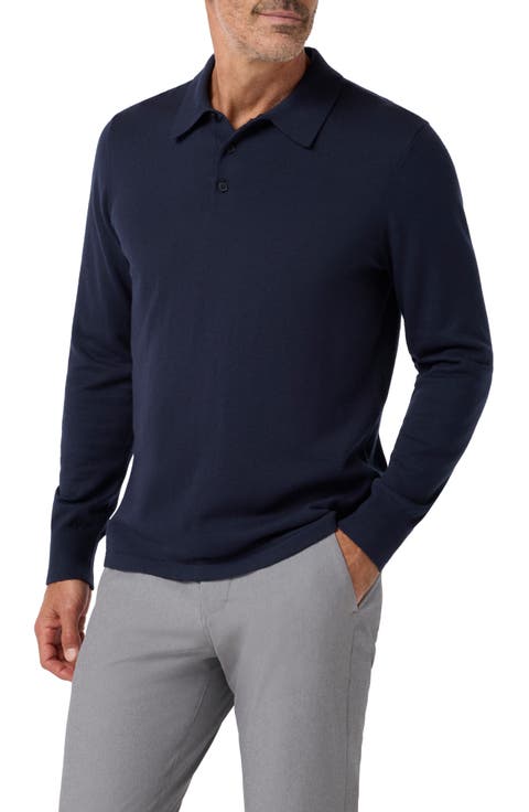 Heritage Long Sleeve Sweater Polo