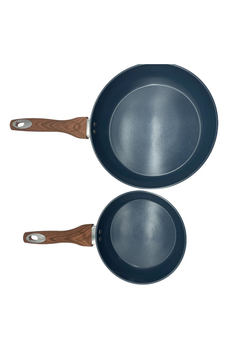 PHANTOM CHEF Set of 2 Grove Nonstick Fry Pans, Alternate, color, Navy