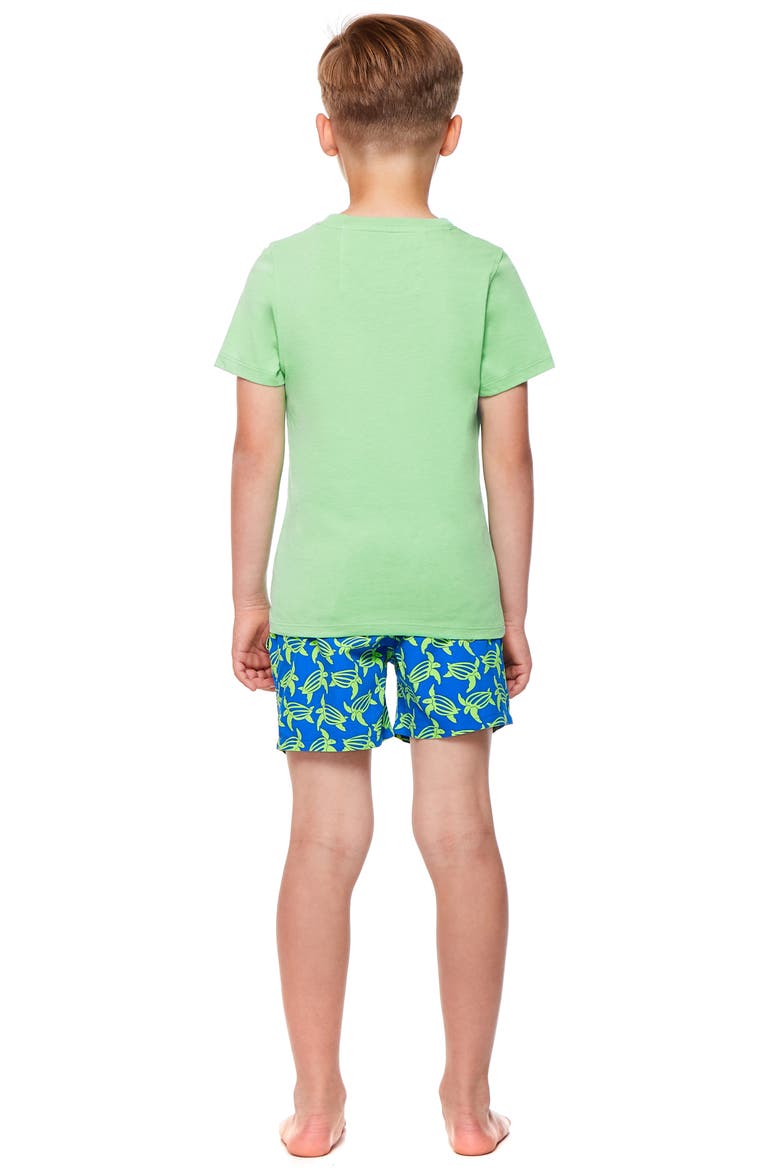 Kids' Solid Cotton T-Shirt, Alternate, color, PISTACHIO