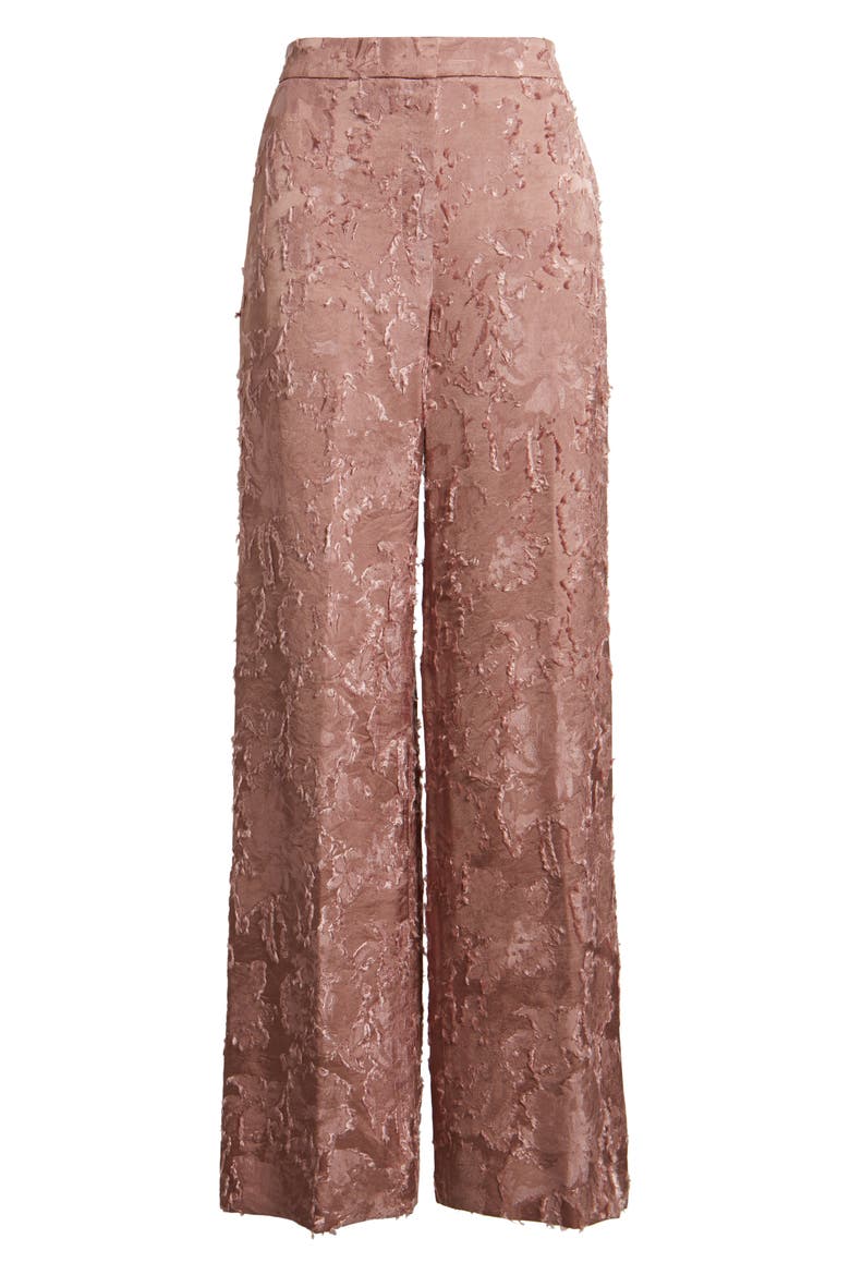 Alma Floral Jacquard Pants, Alternate, color, ASH ROSE