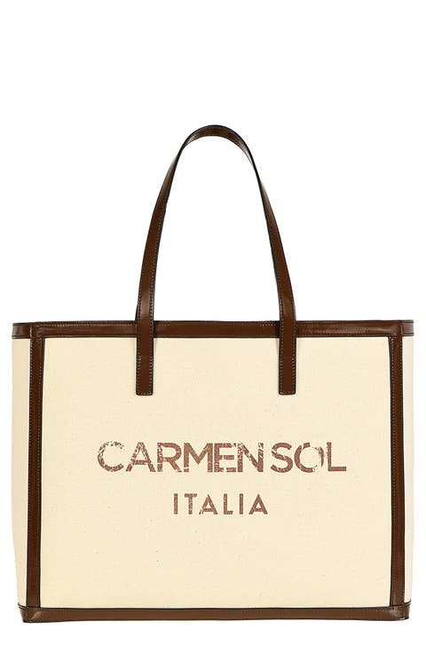 Roma Large Canvas Tote