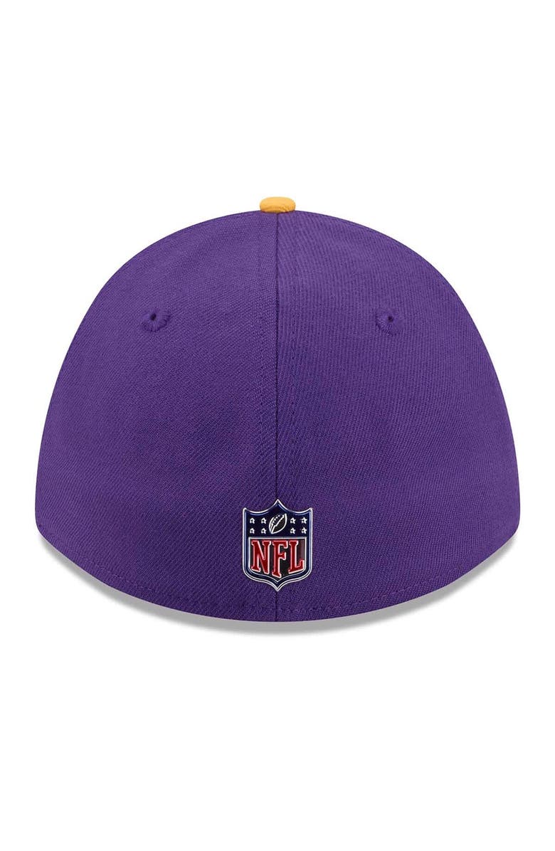 New Era Men's New Era  Purple/Gold Minnesota Vikings 2026 NFL Draft 39THIRTY M-Crown Flex Hat, Alternate, color, Purple