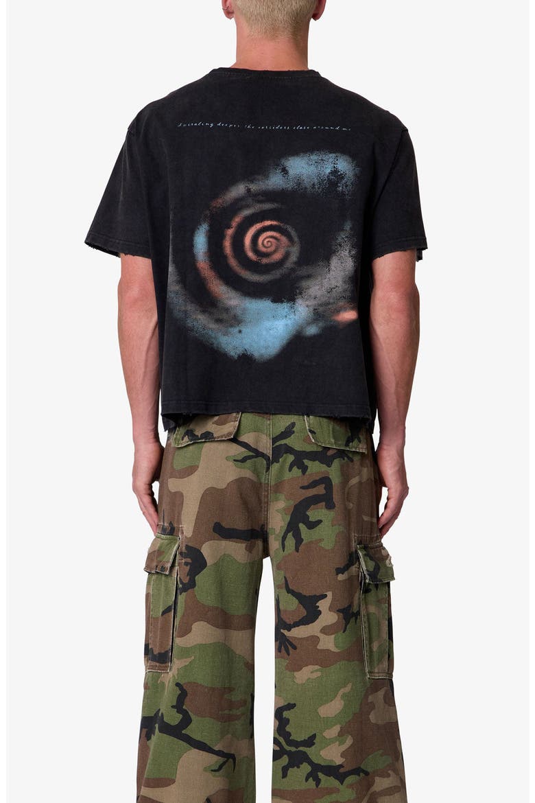 Scream Graphic T-Shirt, Alternate, color, WASHED BLACK