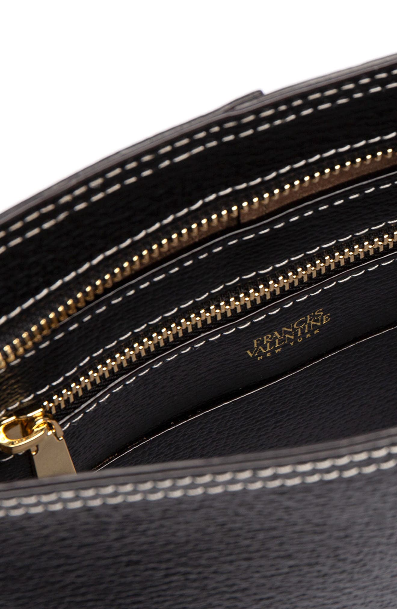 Frances Valentine Small Fin Leather Crossbody Bag, Alternate, color, 